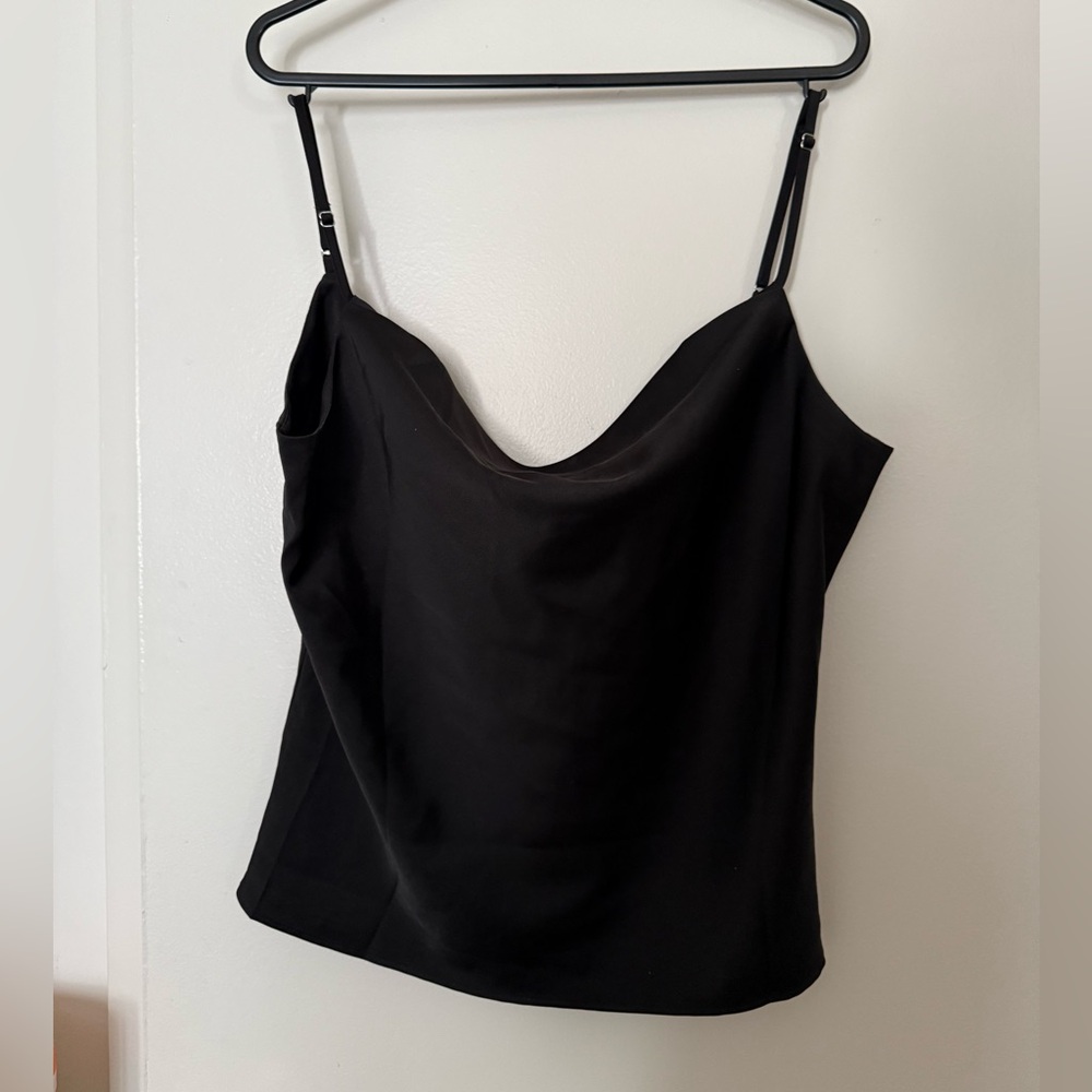 L'Academie Sleek Black Camisole - M